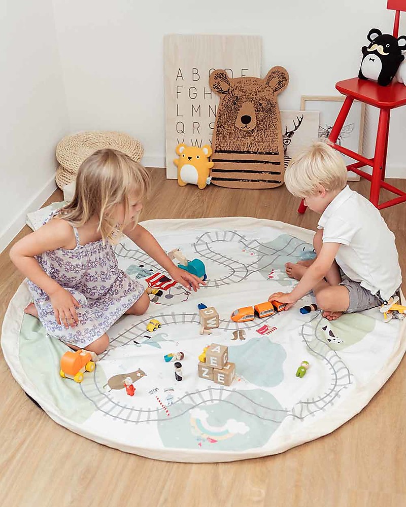 Lego e giocattoli snugo® Safari Sacco per riporre giocattoli 